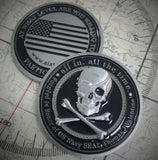 ALL IN Black Challenge Coin - All In All The Time Foundation
